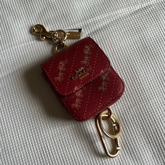 Coach Horse and Carriage Dot Print Bag Charm - Picture 8 of 8